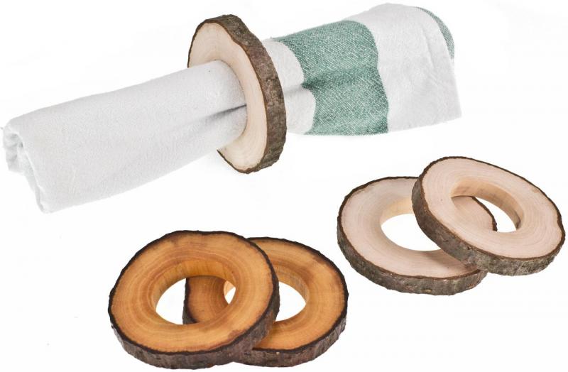 Serviettenring Holzscheibe Rustikal